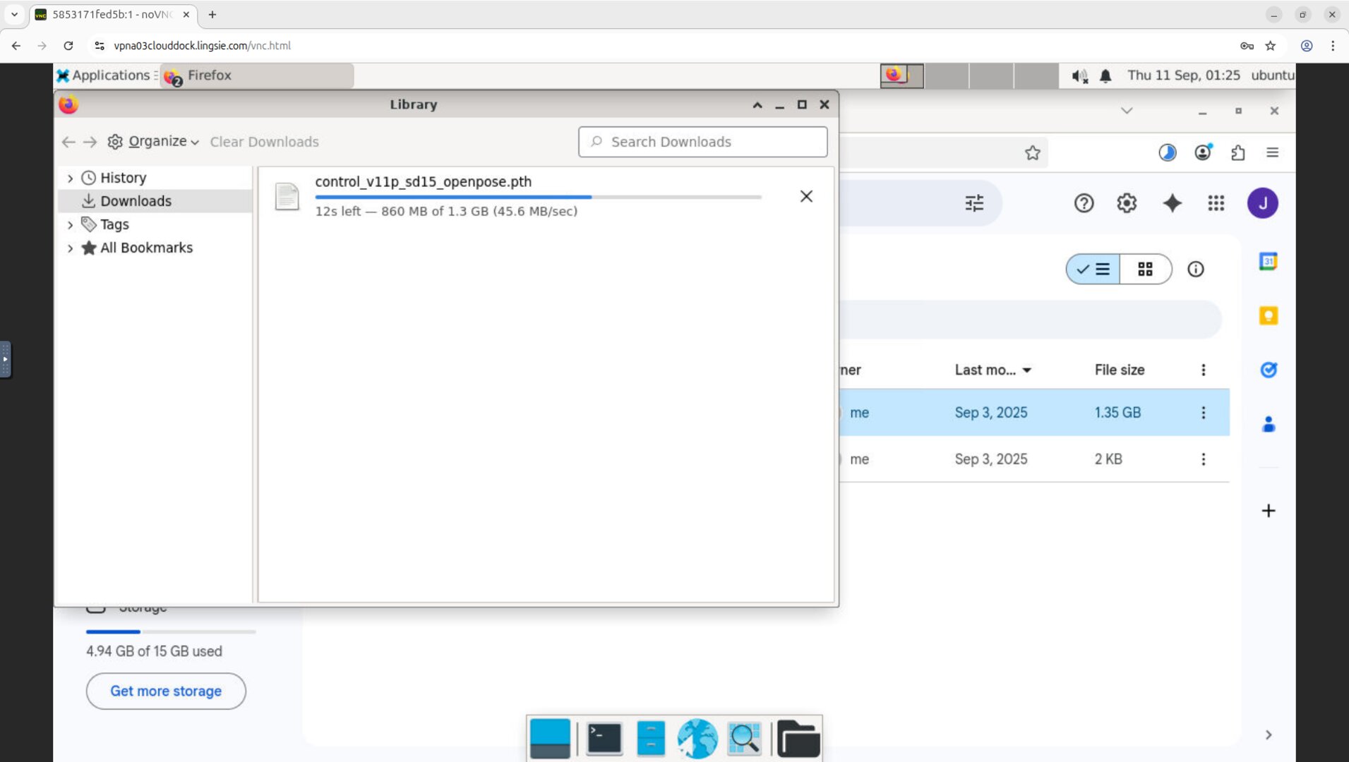 File manager - Downloads