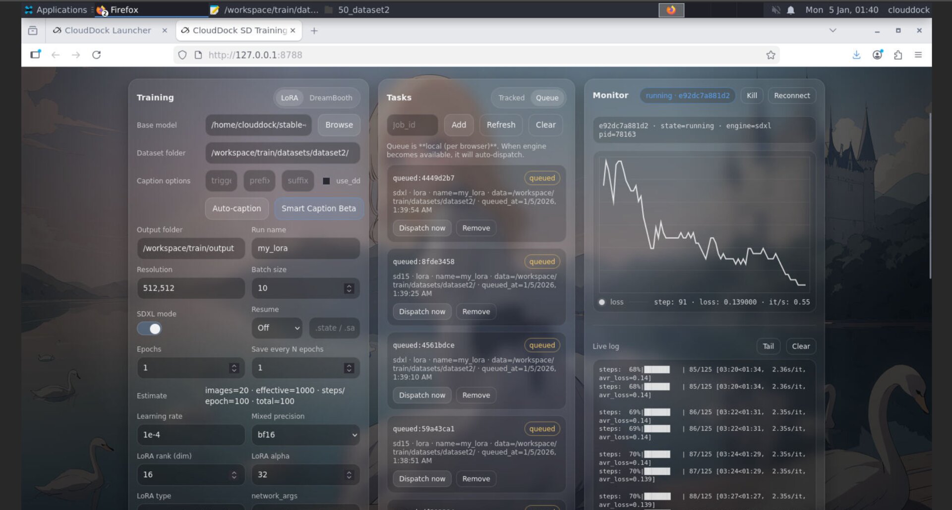 CloudDock SD Training Center preview