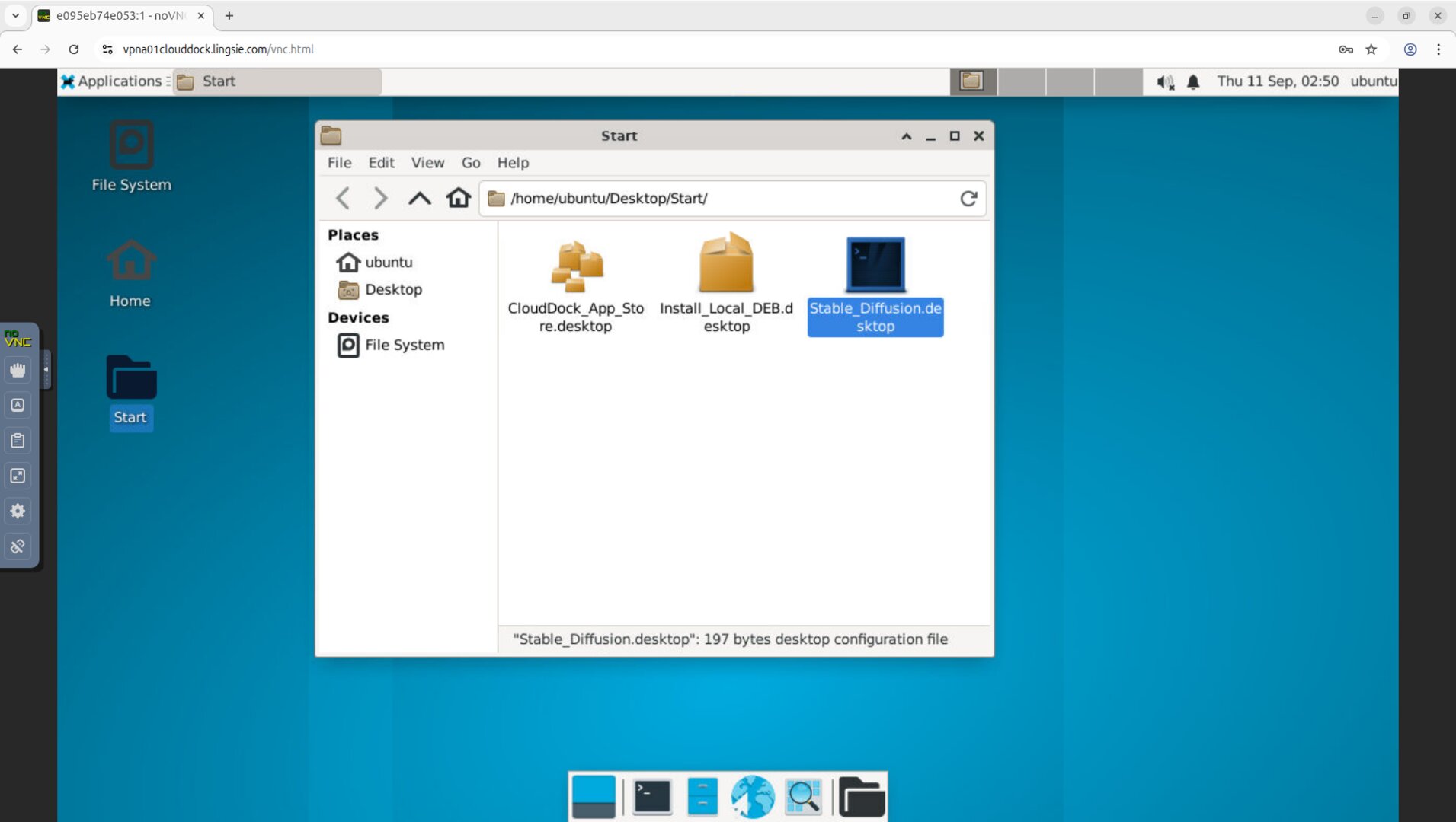 Stable_Diffusion.desktop shortcut