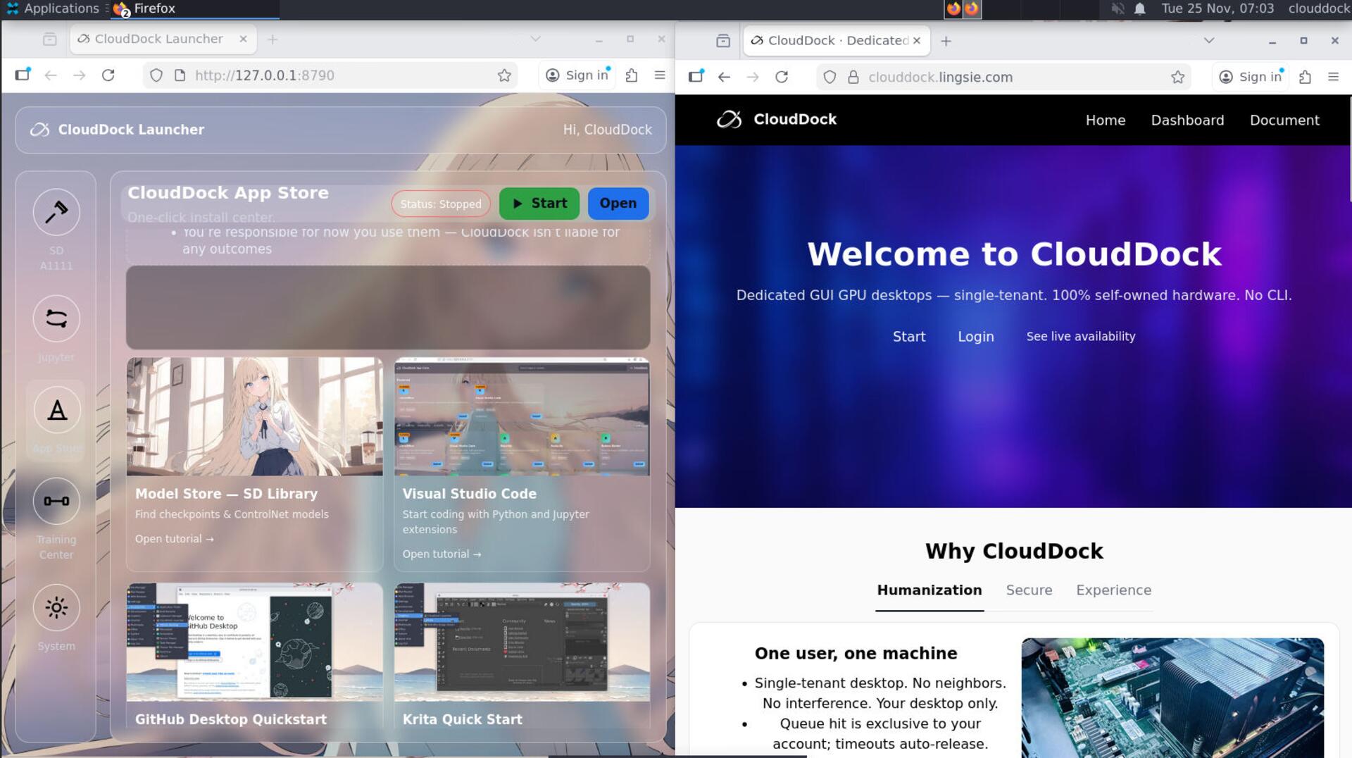 Launcher in split-view multitasking