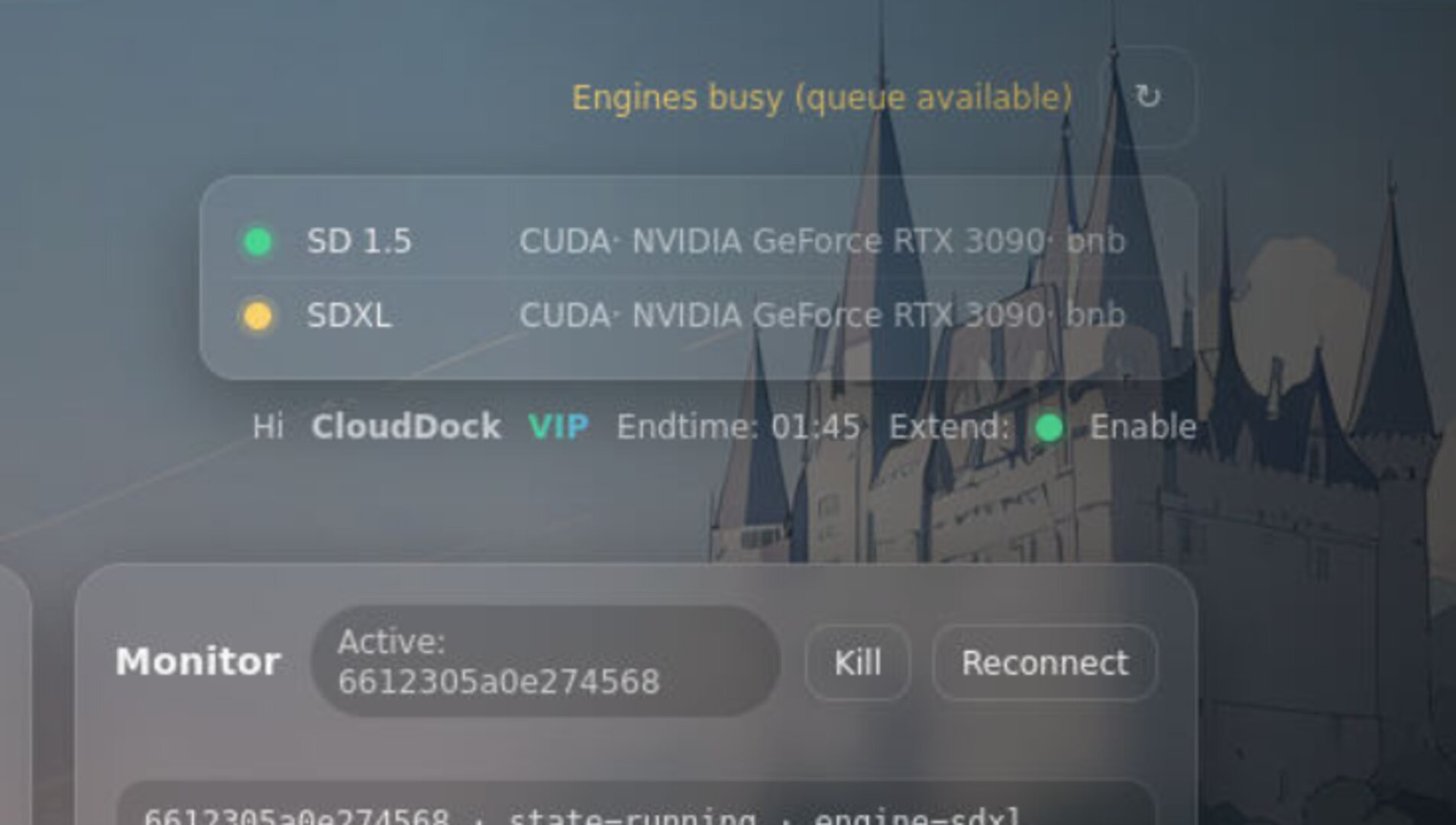 Pass renew indicator