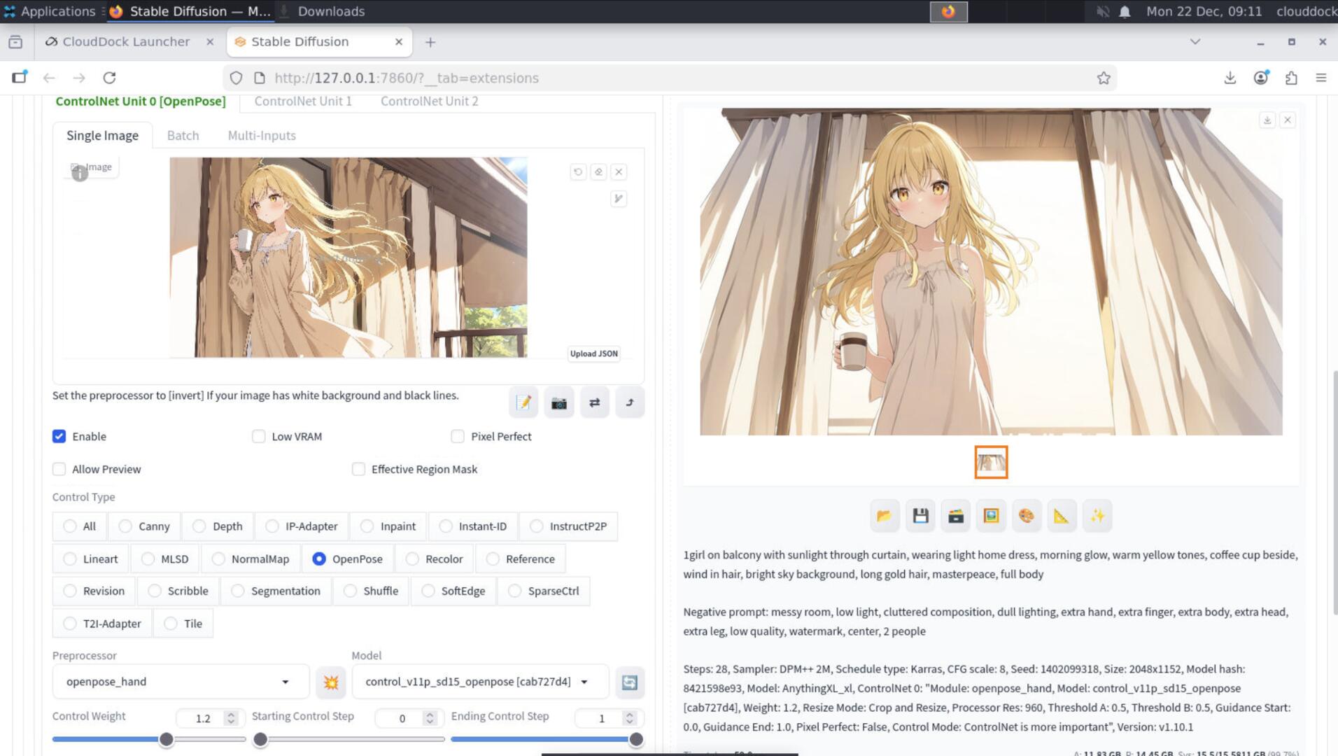 Anime hands after a controlled fix pass