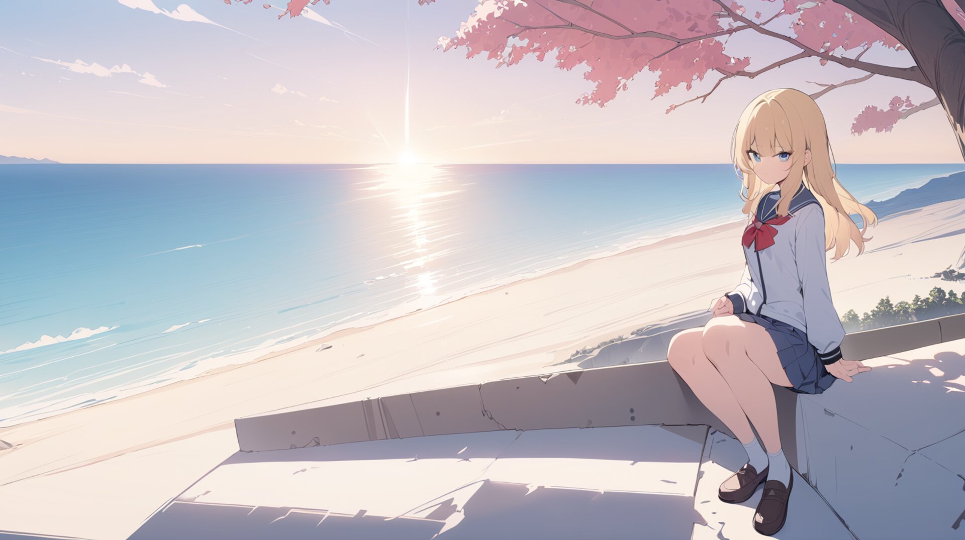 Low denoising example: same pose, sharper face and hands