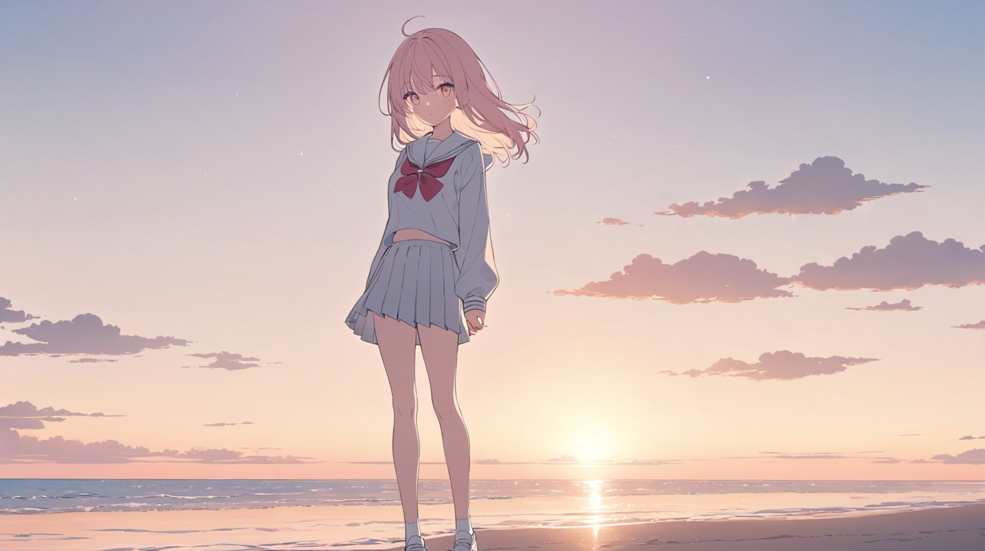 Soft pastel lighting, warm ambient glow, gentle mood