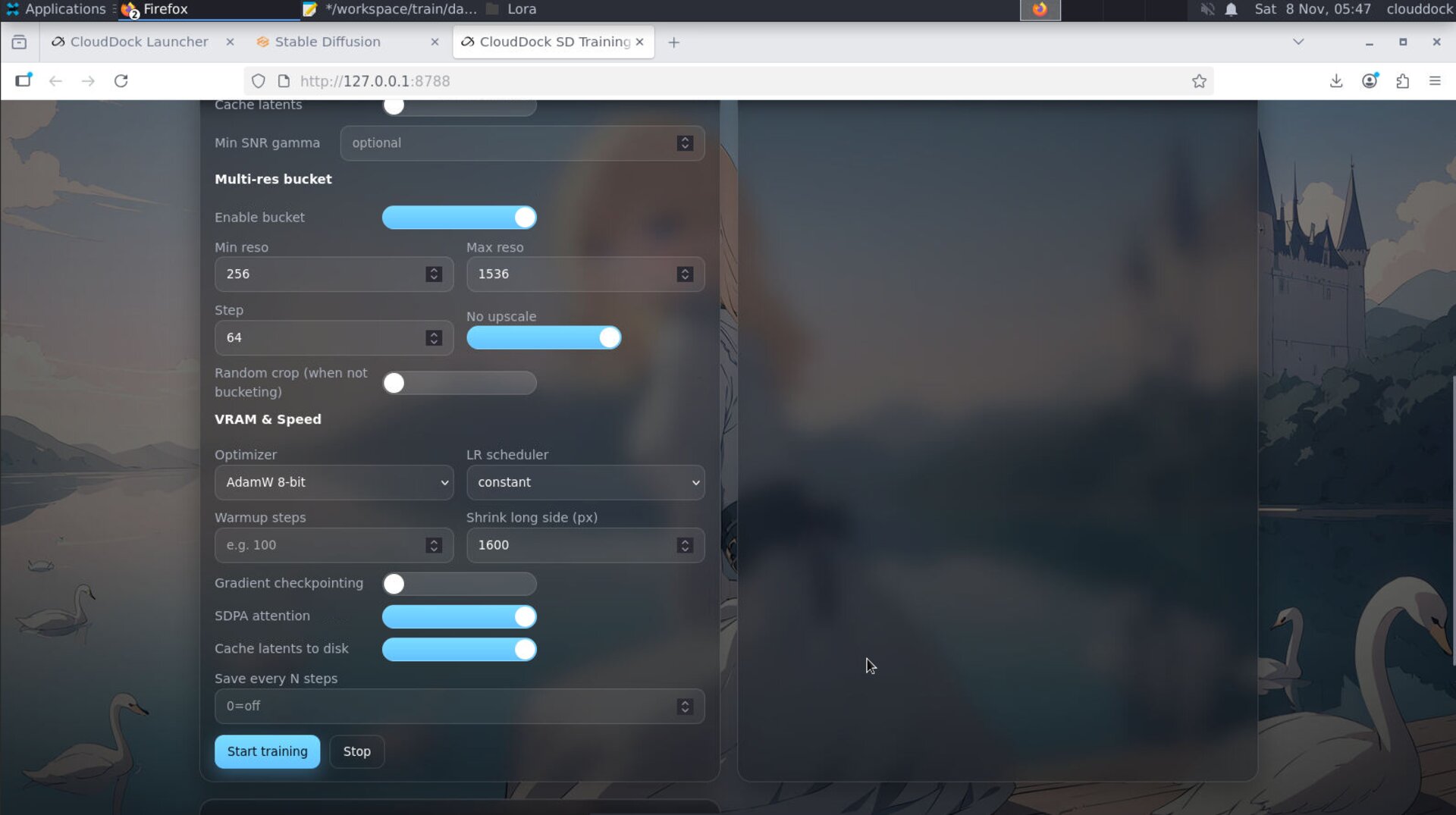Batch vs gradient accumulation panel